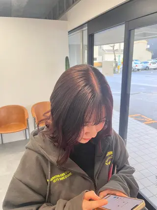 ミディアム カラー hair salon SILLO.のヘアスタイル