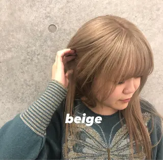 セミロング カラー ヘアアレンジ マツエク・マツパ Miku /ブリーチ/ボブのヘアスタイル