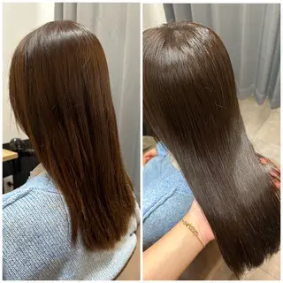 ロング カラー TELAHAIR成田 マネージャー吉野美羽のヘアスタイル