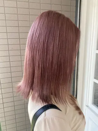 ミディアム カラー 韓国×髪質改善カラー 💎hinaのヘアスタイル