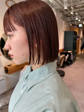 ショート sea by luvismけやき通り2号店所属・ボブ/ショート/ 縮毛矯正/岸本恭明のヘアスタイル