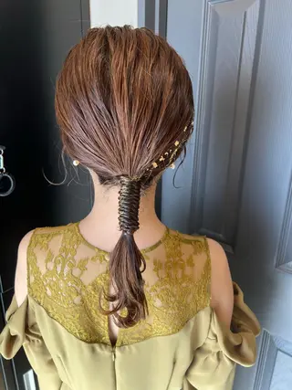 ヘアアレンジ louwe 武藤幸世のヘアスタイル