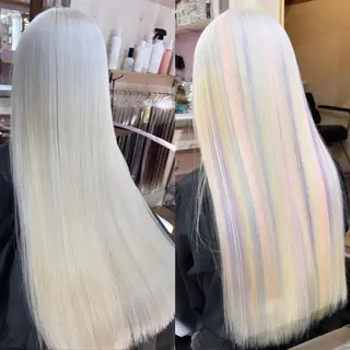 ロング Lavy kyoto所属・Lavy カラー&エクステのヘアスタイル