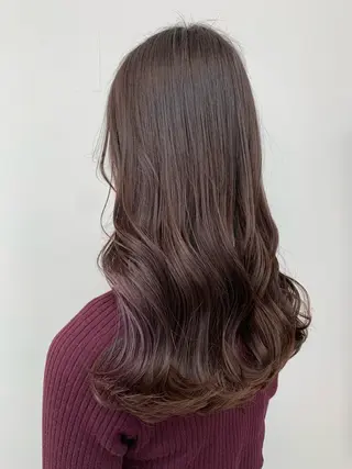 セミロング カラー theF___ yukoのヘアスタイル