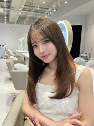 ロング Agnos青山/ yuuki🍒のヘアスタイル