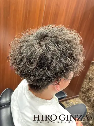 ミディアム パーマ ヒロ銀座 無料急募‼️小野のヘアスタイル