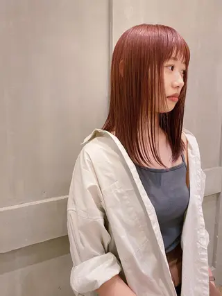 ミディアム カラー Living所属・ヨシモトリョウ 髪質改善/美髪のヘアスタイル