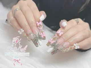 ロング 79Linanailnamba所属・Linanail Nambaのネイルデザイン