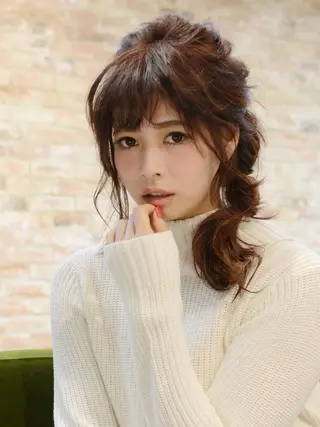 ヘアアレンジ NYLON. 柏店所属・お悩み解決美容師🩷 ♠️ベテランそめやのヘアスタイル