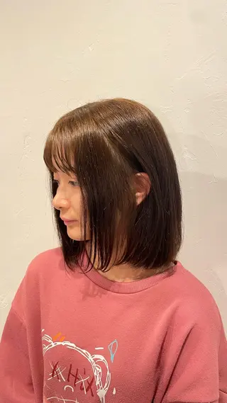 ショート カラー ミルクティーベージュ 新潟万代/MANA♡のヘアスタイル