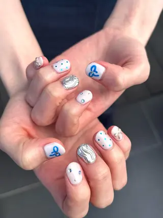 ネイル Mana  🫧 パラジェル⌇自由が丘のネイルデザイン