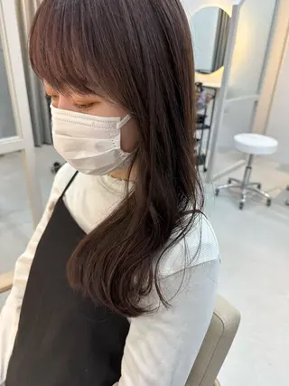 セミロング 池村美月 @透明感カラーのヘアスタイル