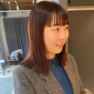 ミディアム カラー ciala清澄白河所属・MANA/ ciala清澄白河のヘアスタイル