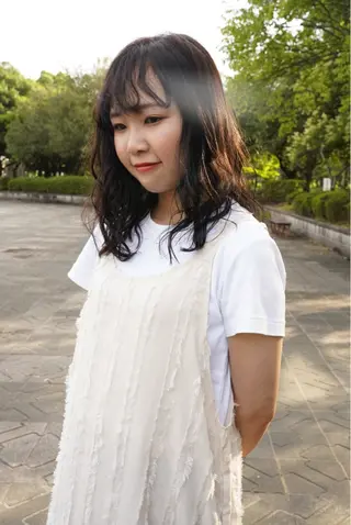 ミディアム カラー パーマ Mintleaf 💛MAYUKOのヘアスタイル