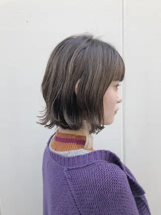 ショート カラー ノグチ ユウキ/ボブのヘアスタイル