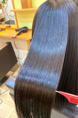 セミロング CABANON所属・和歌山髪質改善 那須優太のヘアスタイル