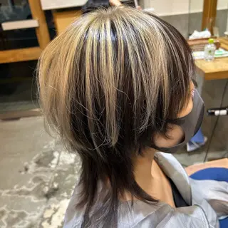 カラー 若狭 彩花のヘアスタイル