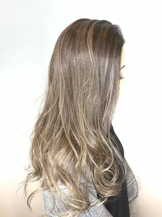 ミディアム カラー シールエクステ♦️ レイヤー♦️福田晃大のヘアスタイル