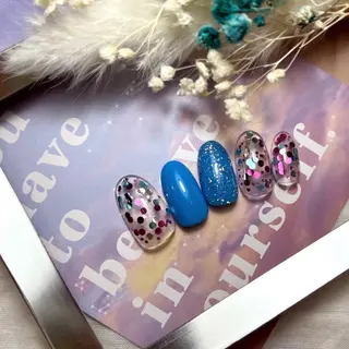 ネイル ⭐︎休業中の練習⭐︎ JNA認定講師髙橋のネイルデザイン