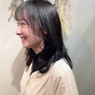 ミディアム mizuki/ レイヤー/四条烏丸のヘアスタイル