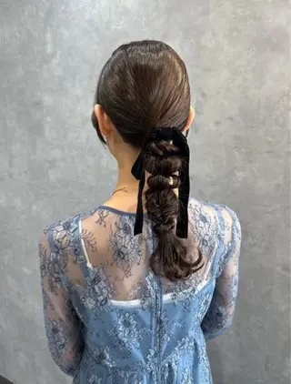 ヘアアレンジ CS made by SHACHU 栄所属・森下 ゆきなのヘアスタイル