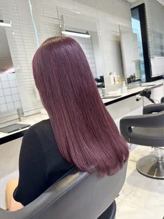 ロング カラー 🎀暖色/ラベンダー /paru🤍のヘアスタイル