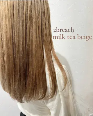 セミロング カラー YU-KA ✂︎ROSSOのヘアスタイル