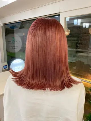ミディアム カラー ヘアアレンジ 久米 治仁のヘアスタイル