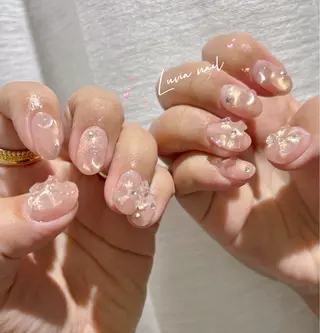 ネイル 🎀Luvia ワンホンネイル💫のネイルデザイン