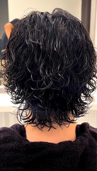 パーマ メンズ メンズ専門/パーマ 特化/栄/北出瑞貴のヘアスタイル