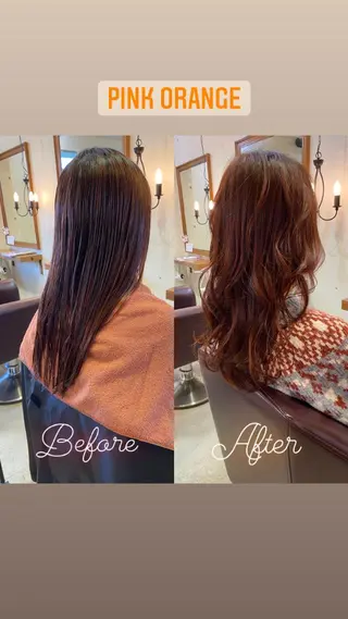 ロング カラー ヘアアレンジ アイブロウ SALOWIN京都河原町Suite店所属・外国人風レイヤー/ ハイトーンSHUのヘアスタイル