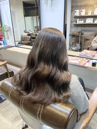 セミロング 多河 遥のヘアスタイル