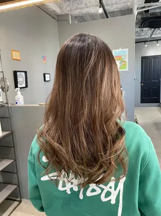 ロング カラー メンズ専門サロン wokeのヘアスタイル