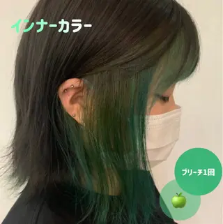 カラー 🍊暖色/ボブ chihiro🌼ོのヘアスタイル