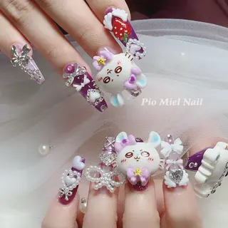 ネイル HANA 長さだしのネイルデザイン