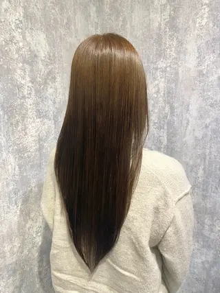 カラー shiori/透明感 /顔周り/髪質改善のヘアスタイル