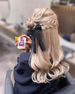 ロング ななみ/博多/ ブリーチ/髪質改善のヘアスタイル