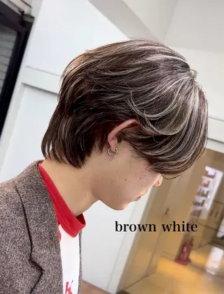 カラー メンズ メンズ/メッシュ ‪‪/セット/aoiのヘアスタイル