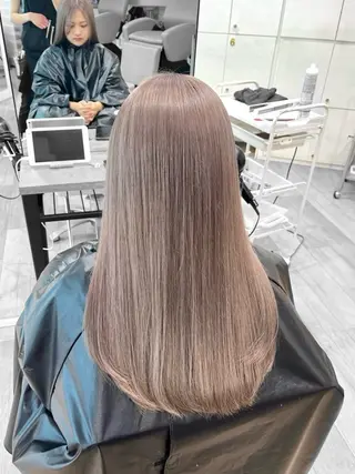 ロング カラー CHAINON所属・🤎HAZUKI🤎 ハイトーン✨のヘアスタイル