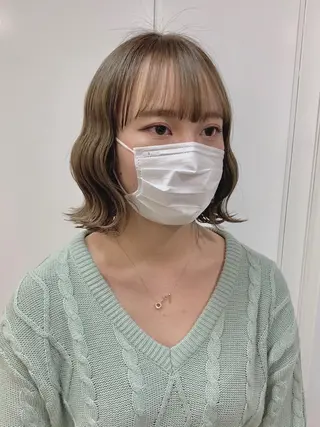 ショート カラー ヘアアレンジ As hair所属・柔らか垢抜けｶﾗｰと ｶｯﾄ🫧ASUKAのヘアスタイル
