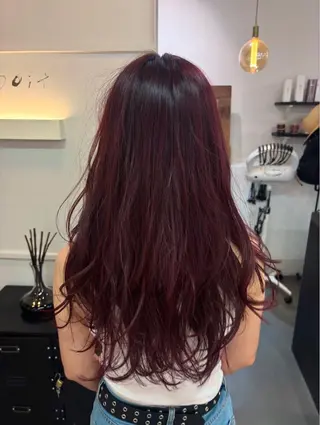 ロング カラー ooit所属・ooitヨシダ ミナミのヘアスタイル