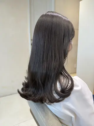 ミディアム カラー 🎀やわらかカラー/ 艶カラー/よこやまのヘアスタイル