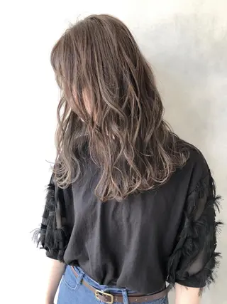 セミロング 小澤大輔 YOLO hairのヘアスタイル