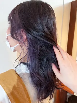 ロング カラー 新井 彩寿花のヘアスタイル