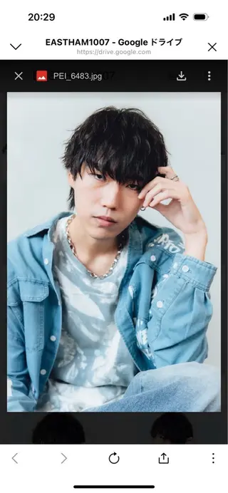 ショート パーマ メンズ イーストハムネオ高木 亮人🌿のヘアスタイル