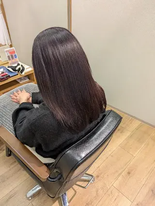 セミロング カラー Cafu hair Tachi所属・有馬 葵のヘアスタイル