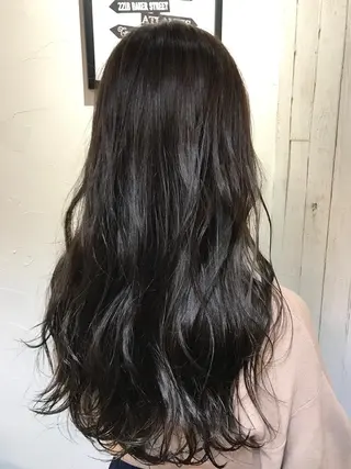 ロング カラー 松田 直也のヘアスタイル