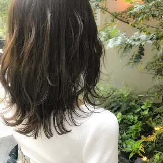 ミディアム LOMA🇰🇷 銀座クボタのヘアスタイル