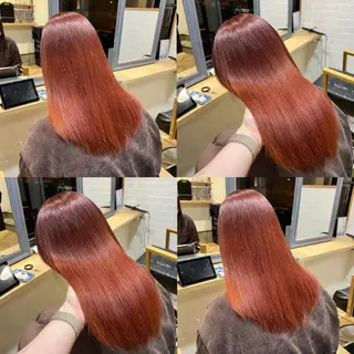 ロング カラー 艶カラー/韓国顔周り 🎀mamiのヘアスタイル