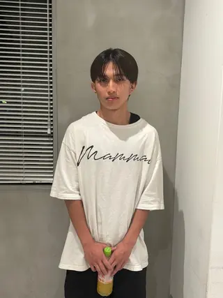 カラー メンズ 透明感カラーと映画 美容師/yujiのヘアスタイル